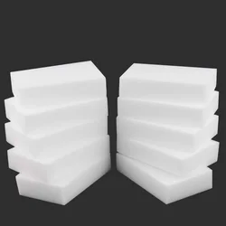 Éponge magique blanche en mélamine, 10 pièces, 100x60x20mm, gomme nettoyante, multifonction, écologique, pour la cuisine 
