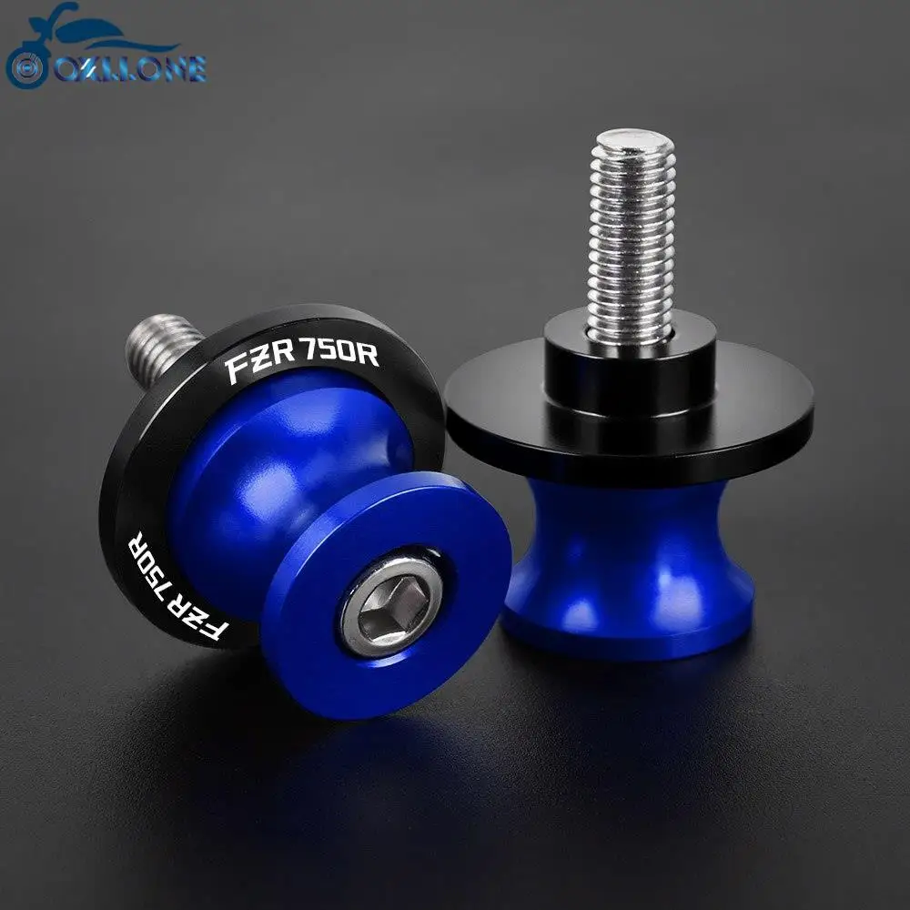 

For YAMAHA FZR250 FZR400 FZR600R FZR750R FZR1000 FZS150 FZS600 FZS1000 FZX700 Motorcycle Stand Screw M6 Swingarm Spools Slider