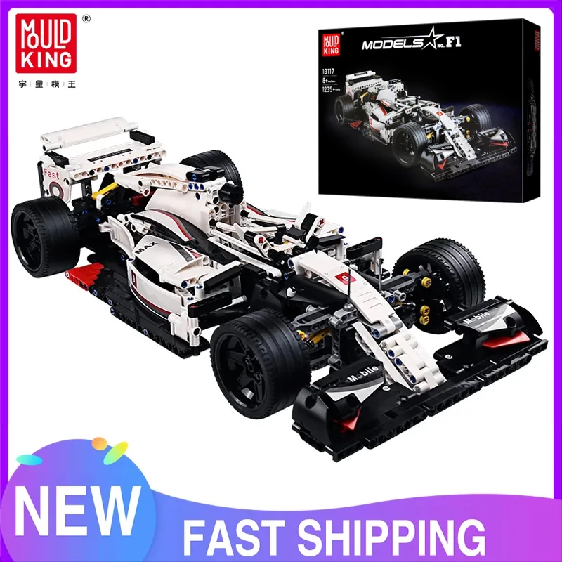 Mould King 13117 Auto Sportiva Da Corsa - Set Costruzioni In Blocchi MOC 14+