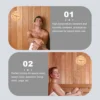 Sauna Wooden Clock Wall Decor Decorative Timer Room Equipment Steam for Hanging Digital 6