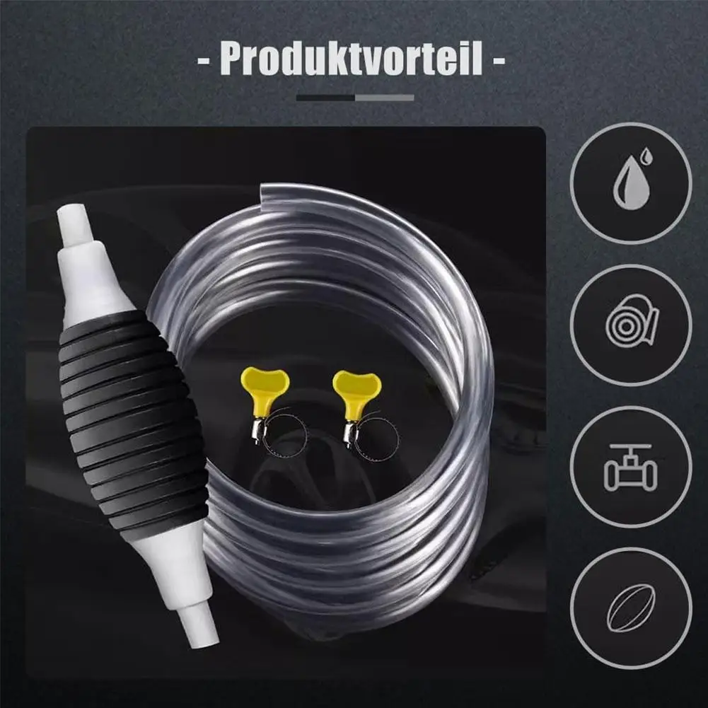 Universal Car Fuel Pump Hand Gas Oil Pump Manual Suction Pipe Pumping For Boat Liquid Petrol Tuning Car Engine Fuel Pump