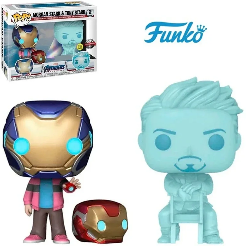 Funko Pop New Superhero Periferiche Morgan Stark Tony Stark 2 Vinyl Limited Dolls Action Figure Toys For Children Regali Di Compleanno