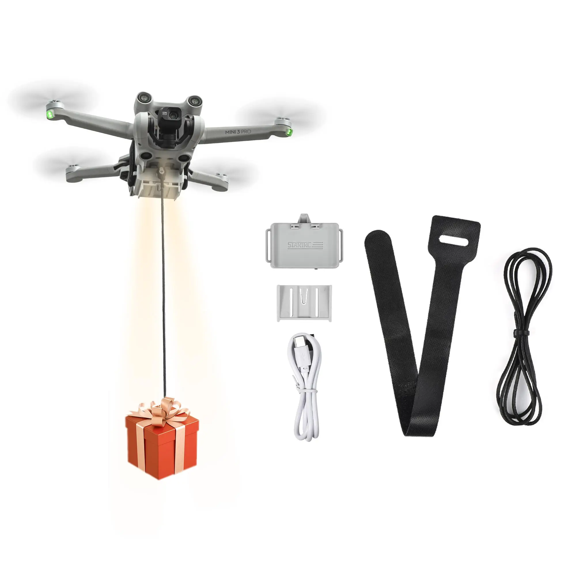 Adatto Per Dji Mini3/3Pro Thrower Drone Accessori Per Airdrop Regalo A Lungo Raggio
