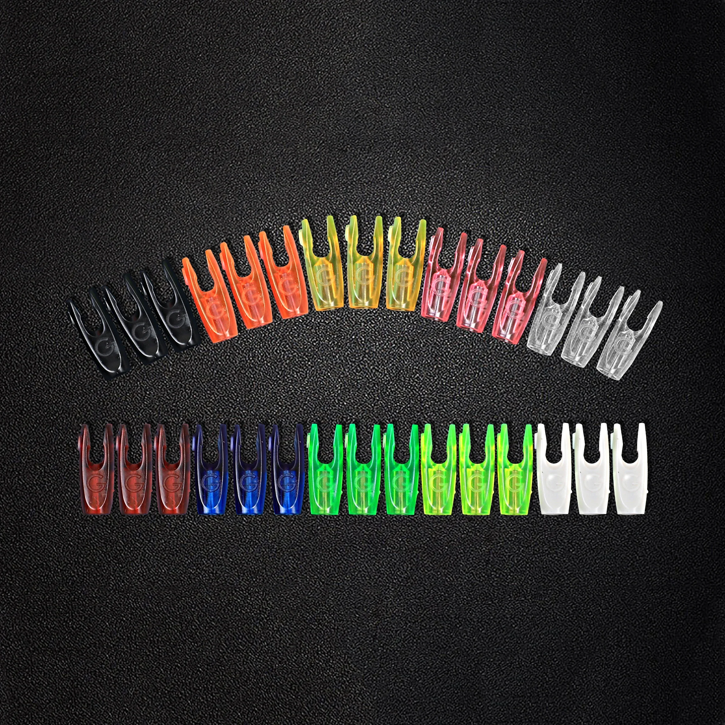 30pcs DIY Plastic G Nocks or Aluminum Nock Pin Needles For ID4.2/6.2/3.2mm Arrow Shaft Archery Accessory 5
