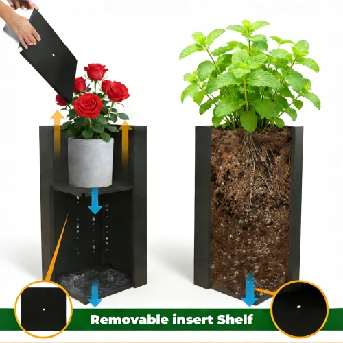 Galvanized Steel Planter 5