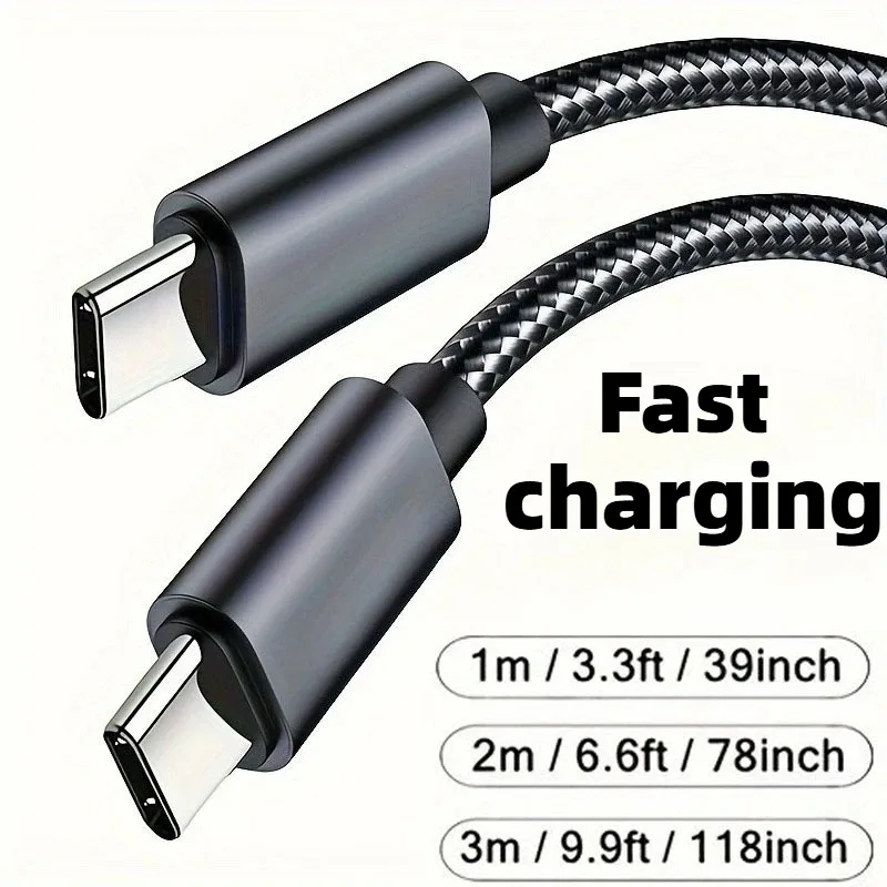 สายชาร์จ USB-C 60W ชาร์จเร็ว PD พร้อมโอนข้อมูล