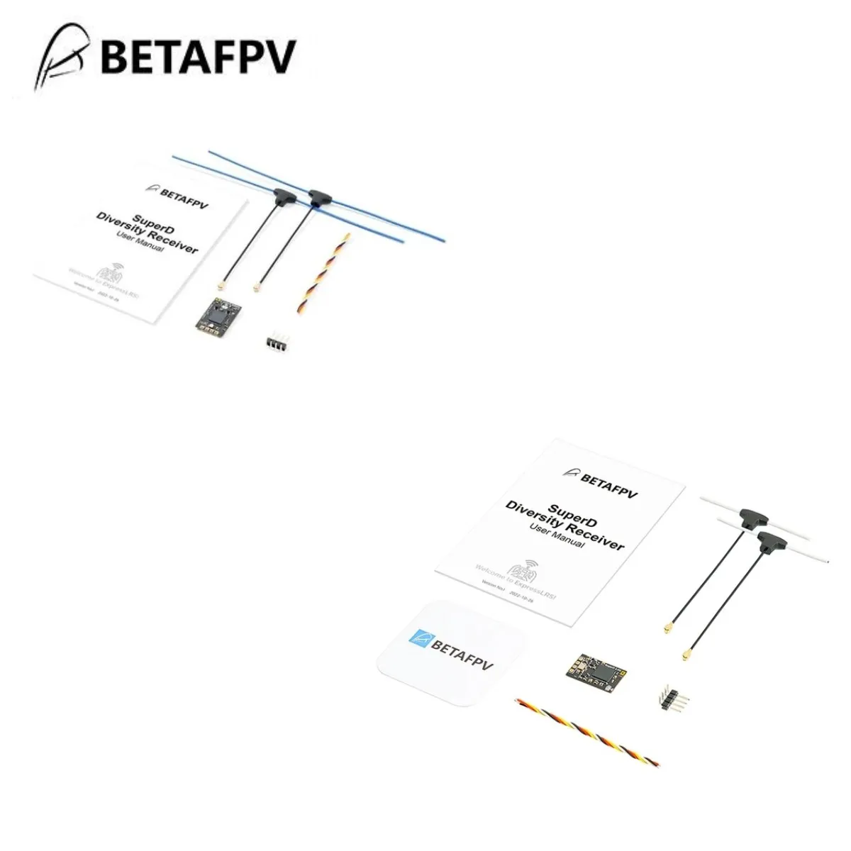 BETAFPV 슈퍼 ELRS 장거리 FPV 드론, 2.4G / 915MHz 다이버시티 리시버, 원거리 여행자, DIY 부품