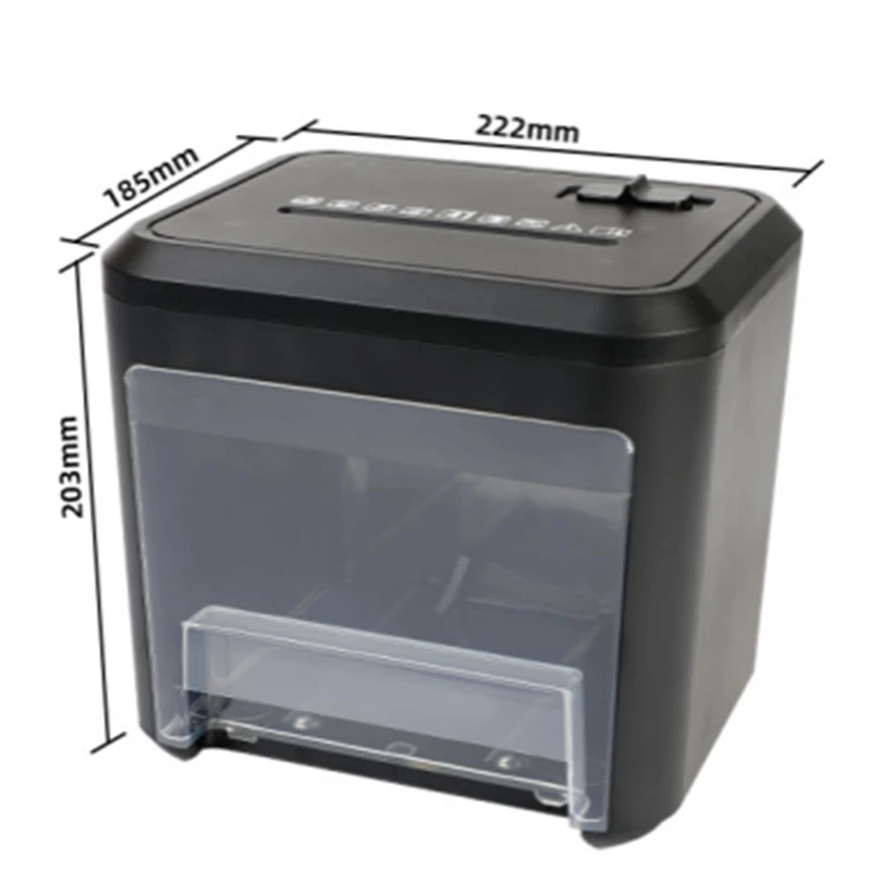 Shredder 9926 Escritório Doméstico Comercial de Alta Potência Mini Portátil Arquivo Shredder Partícula Elétrica Informações Confidenciais - Imagem 6