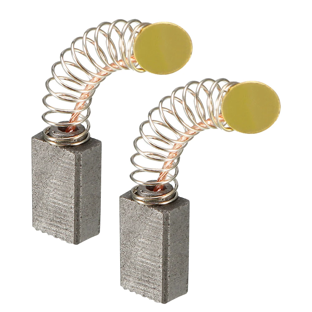 

2pcs Carbon Brushes Kit For Electric Motors 13mm X 8 X 5mm Replacement Part 20mm Spring Length Electric Carbon Brushes