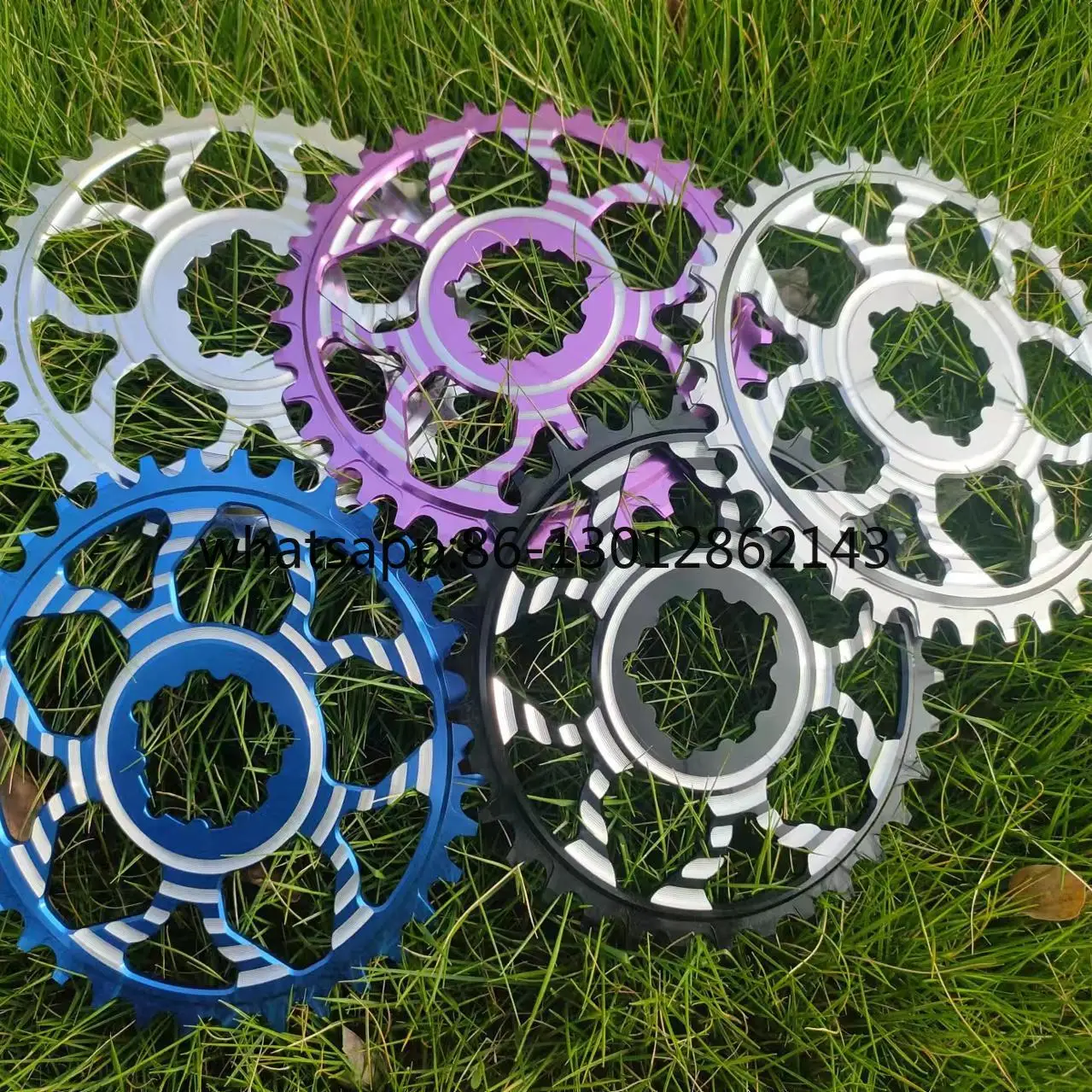 자전거 GXP 삼각형 양면 톱니 싱글 디스크 직결형 오프셋 3MM 톱니 디스크 7075 소재