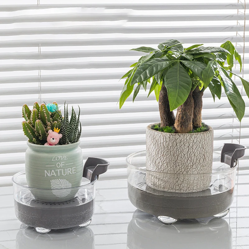 

New Plastic Hydroponics Flower Pot Pot for Succulents Gardening Tools and Equipment Self Watering Plant Pot Indoor Flower Pots
