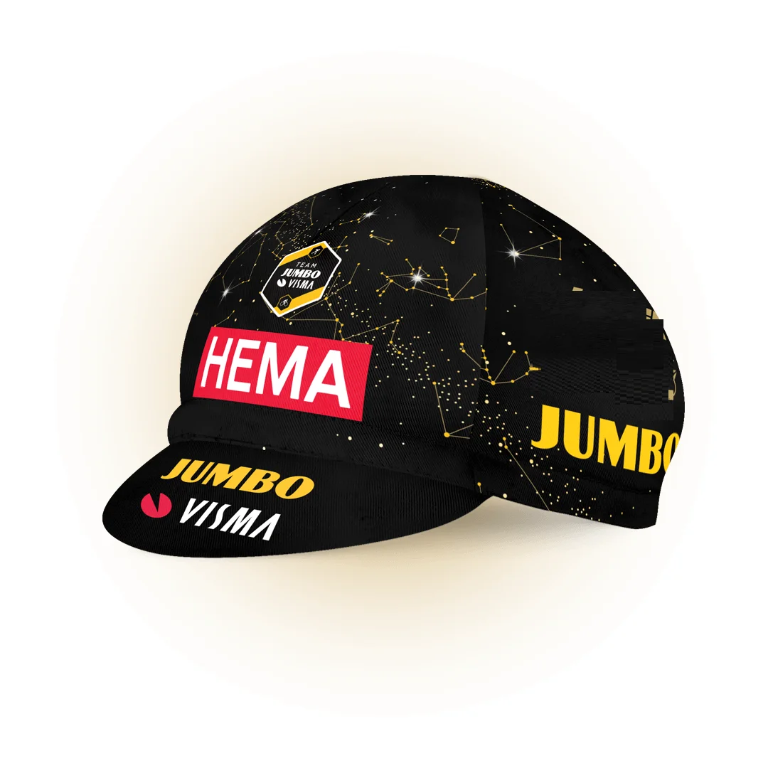 

2023 JUMBO VISMA TEAM TDF CYCLING CAP Caps Men Women Spring Summer Outdoor Sport MTB Bike Breathable Hat Gorra Ciclismo