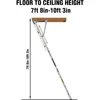 Aluminum Attic Ladder - Lightweight and Portable, 375-pound Capacity Convenient Access to Your Attic Fits 7'8"-10'3" Ceiling 2
