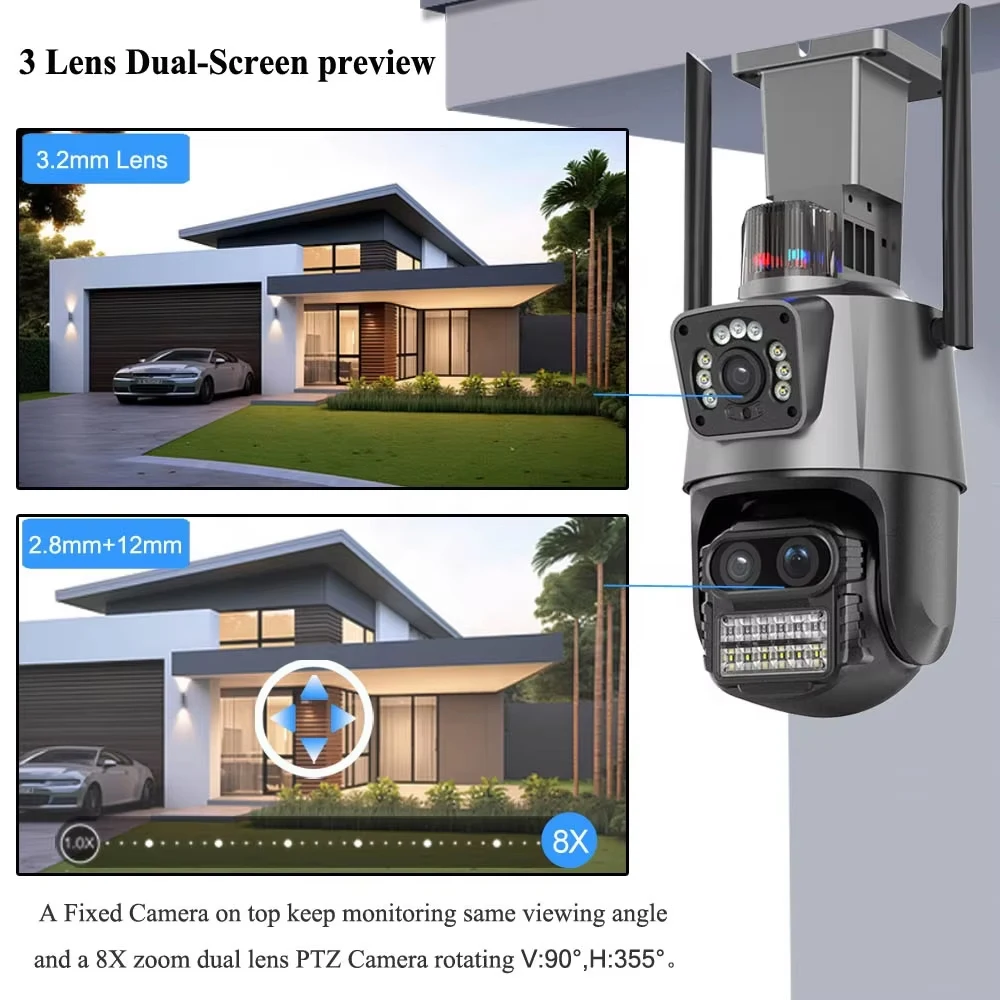 10CH 4K 8MP POE NVR Kit Smart Video Surveillance System XMEye Three ...