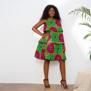 Chidinma Sleeveless Ankara Dress