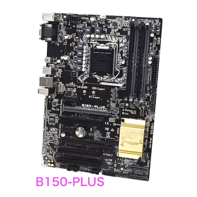 ASUS B150PLUS Motherboard 64GB LGA 1151 DDR4 ATX B150 VGA+DVI