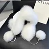 Elegant Faux Fur Outdoor Waterproof Trapper Hat Plush Ultra Soft Ushanka Aviator Hat Warm Cozy Winter Hat with Pom-Pom Ear Flaps 2