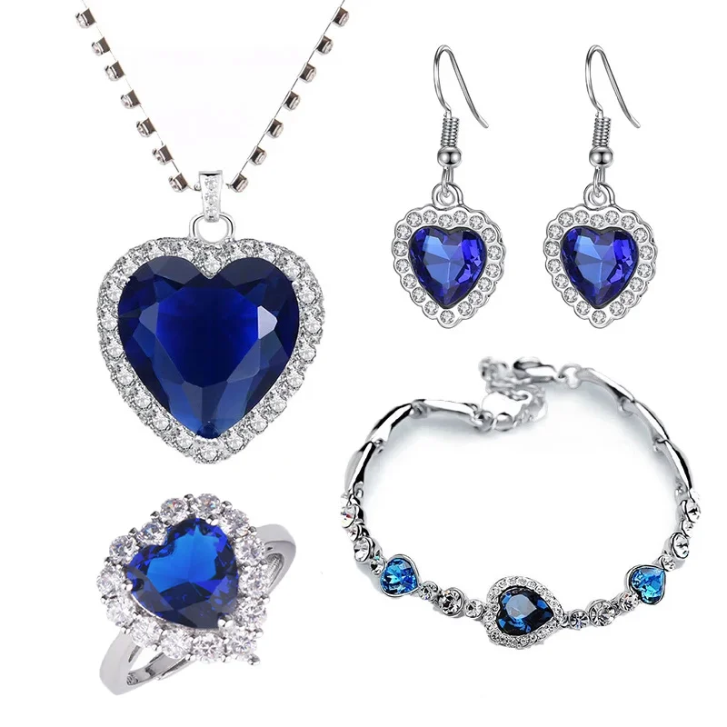 Juegos De Joyas De Moda Azul Topacio Sin Marca - EBay