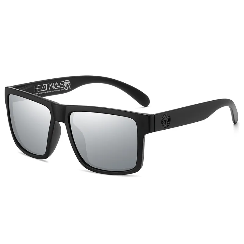 Square Men's Polarized Heat wave Sunglasses Outdoors Lifestyle Coating Sun Glasses UV400 With Box polarized sunglasses