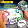 Montessori 8-Sided Rotating Magic Bean Fidget Cube Toys Learning Education Brain Teaser Game Relief Stress Kids Boy Girl Gift 5
