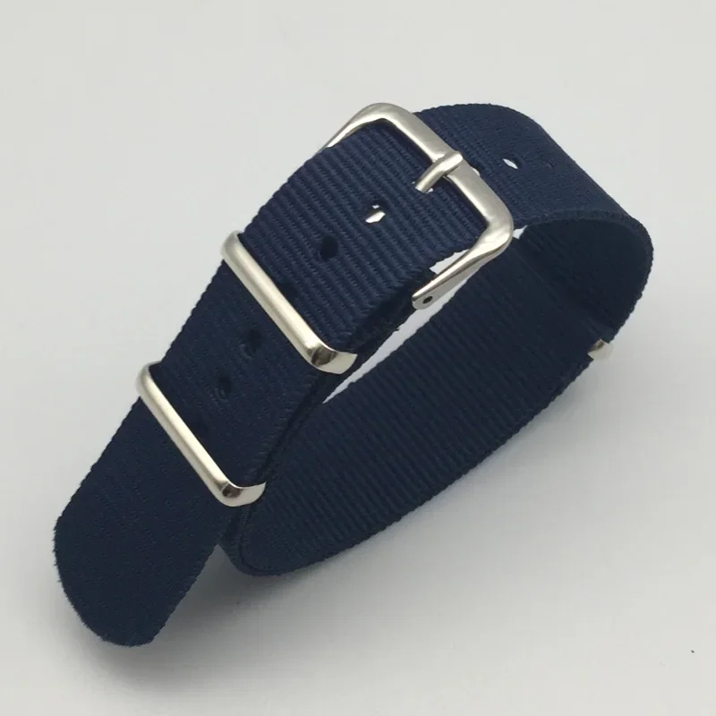 Durable Nylon Canvas Sports Watch Strap with Buckle