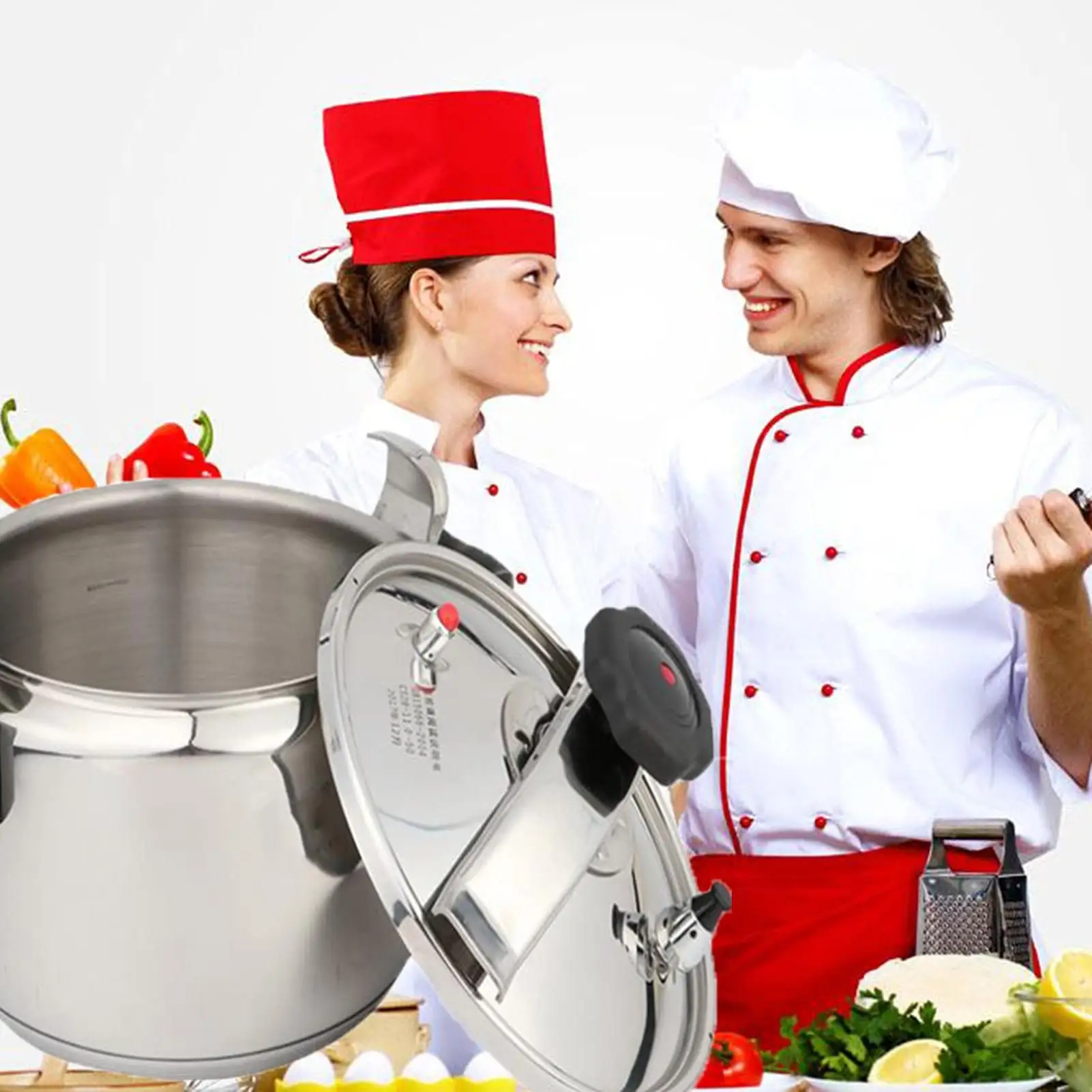 30 Quart Stainless Steel Pressure Cooker Large Steamer Cooking Pressure Canners Safety Lock Explosion pressure cooker