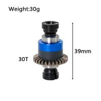 30T Differential Assembly Metal for ARRMA 1/18 2S GRANITE GROM,1/18 TYPHON GROM,1/14 Mojave GROM RC Car Upgrade Part Accessories 2