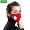 Tcare Fashion Cotton Face Mask Respirator Washable Reusable Mouth Masks + 2Pc Activated Carbon Filter PM2.5 for Men Women Health 1