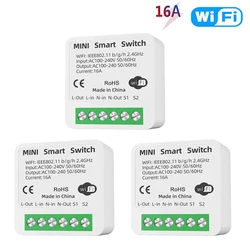 Enhanced WiFi Smart Switch with Energy Monitoring and Voice Control Integration - Smart Switch (3pcs No Power Meter)