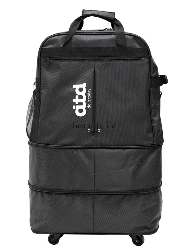 

Large Capacity Air Consignment Bag Universal Wheel Luggage out Folding Heightening Airplane Travel
