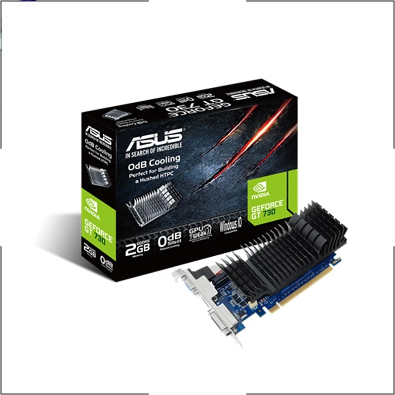 

ASUS GT730 SL 2GD5 BRK Video Cards GPU Graphic Card NEW GT 730 2GB GDDR5