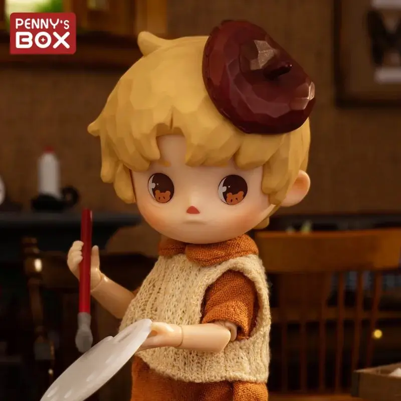 

Stock Penny'S Treasure Box Little Painter And Little Witch Series Blind Box Pvc Action Figure Statue Model Desktop Ornament Toys