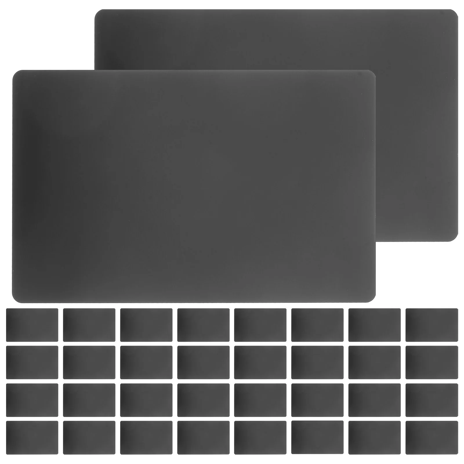 Aluminum Business Cards for Engraving Fiber Optic Machine Silver Sublimation Blanks