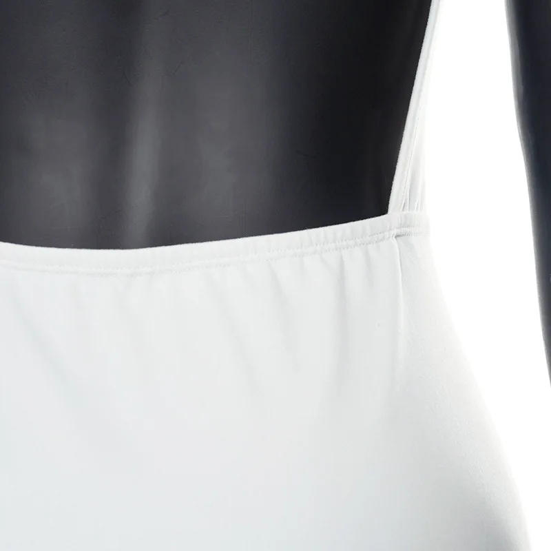 Mono corto ajustado blanco sin espalda para mujer, mono informal de manga corta, mono ajustado con hombros descubiertos, mono informal