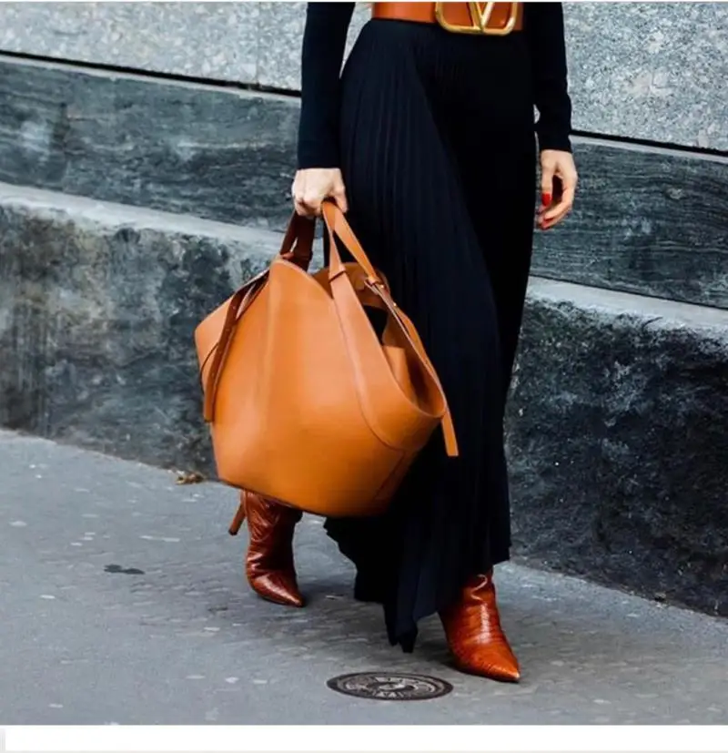 Ladies Winter High Quality Handbag Luxury Designer PU Large Handbag Large Capacity Handbag Fashion Brand Shoulder Bag