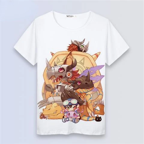 Tシャツ・アパレル 00s digimon anime t-shirt print archive Digimon Adventure Shirt WereGarurumon T-Shirt Garurumon