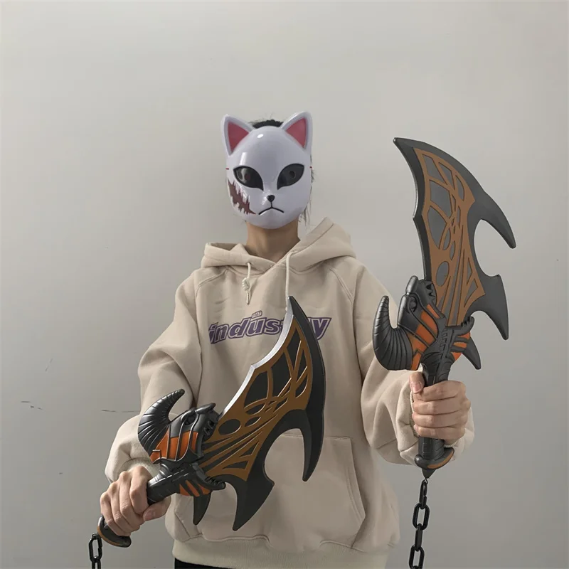 God of War 4 Exile Blade AXE Chained Cosplay Tomahawk Prop Weapon Role Playing Ghost Leviathan AXE Safety PU Model Toys Cosplay Sword Cosplay Prop Cosplay Toy Cosplay Axe