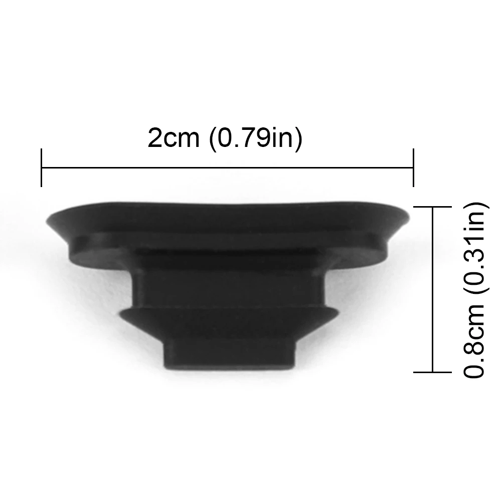 Black Lid Stopper Silicone Rubber Replacement Stopper Seal Contigo Autoseal Travel Coffee Mug Leak-Proof 6pcs