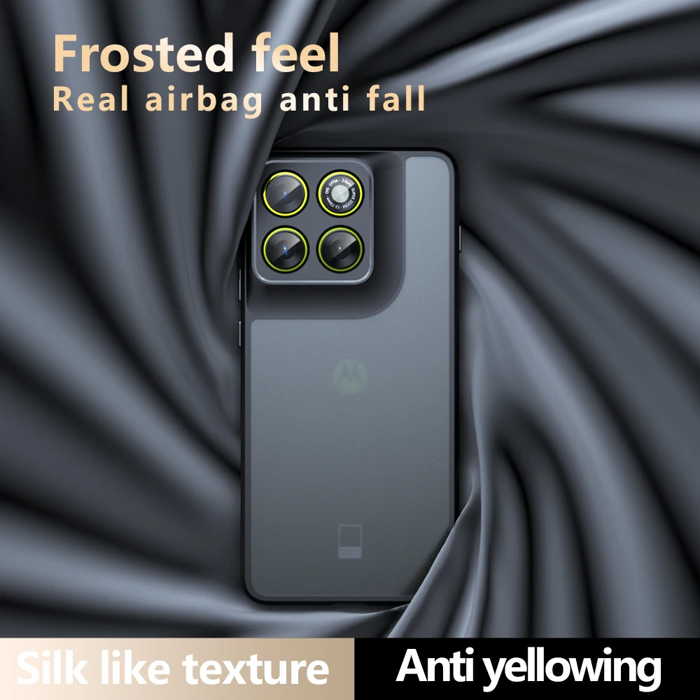 5G Shockproof Matte Acrylic Case with Hard PC + TPU Cover Bumper
