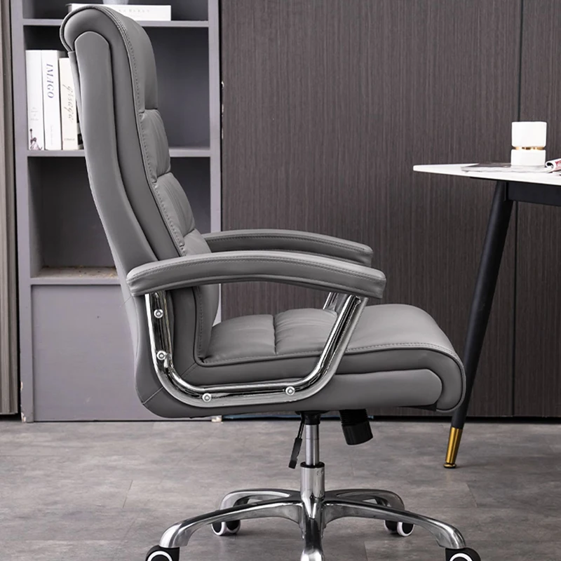 Lounge Puff Seat Comfortable Office Chairs Cushion Ergonomic Cushions  Leather Office Chairs Vanity Cadeira Computer Chair