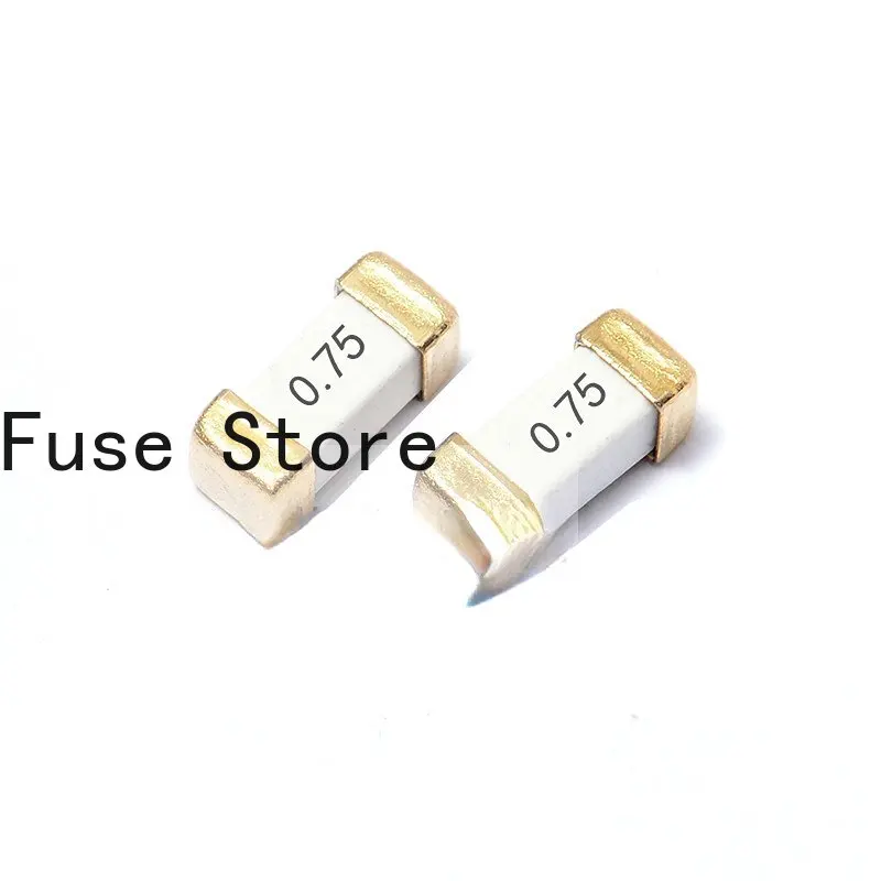 

40PCS 0.75A250V Chip Slow Fuse 1808/6125/2410-T0.75 250V 6.1x2.5