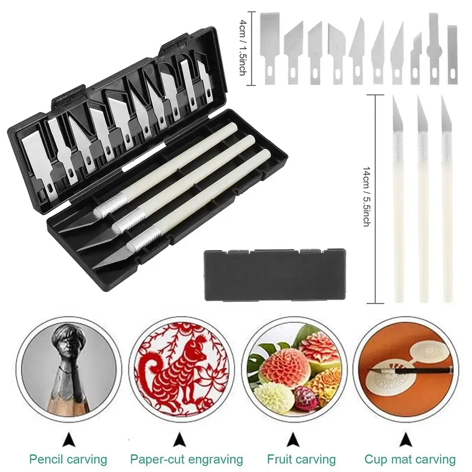 32PCS 3D Printer Tool Kit Spatula Deburring Scraper Finishing Tools for PLA ABS Removal Print Surface Bed Maintenance image 2