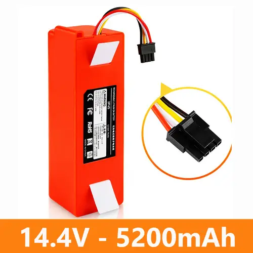 100% Original BRR-2P4S-5200S Robotic Vacuum Cleaner Replacement Battery For Xiaomi Roborock S55 S60 S65 S50 S51 S5 MAX S6 Parts - Image 8