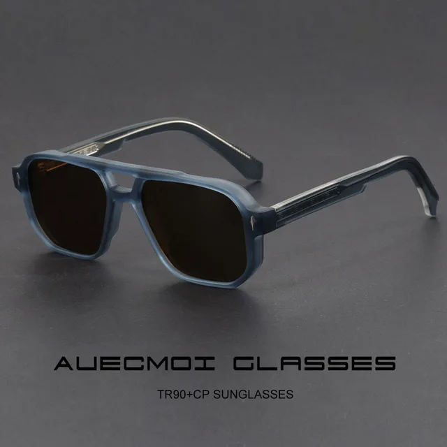Vintage Punk pilote carré lunettes de soleil femmes pour hommes mode marque de luxe concepteur nuances en plein air conduite populaire mâle lunettes de soleil 1