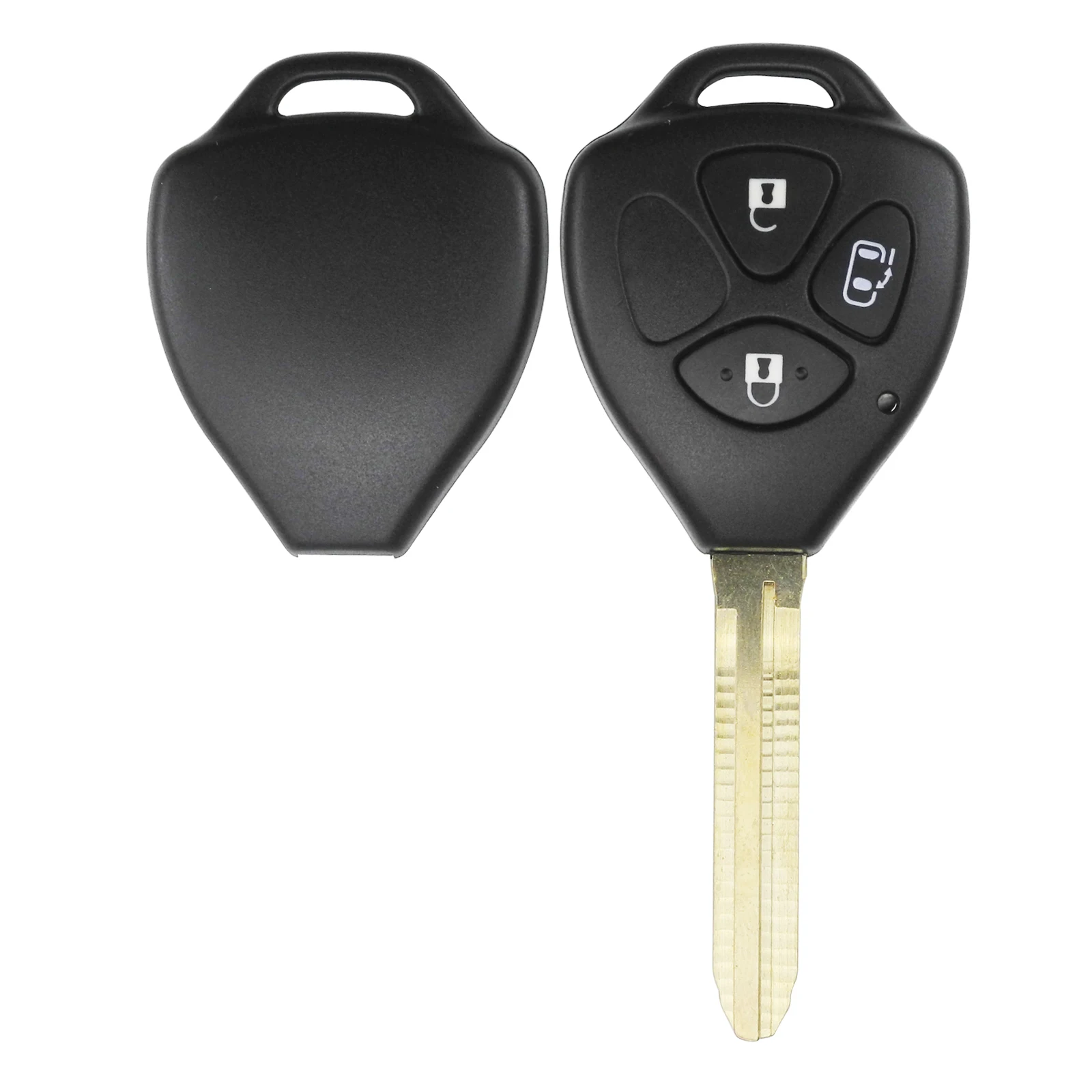 Remote Key Shell TOY43 For Toyota Alphard Yaris Prado Tarago Camry Corolla RAV4 Hilux Vitz REIZ Crown Avalon Venza car key shell,car remote key,car key,key shell