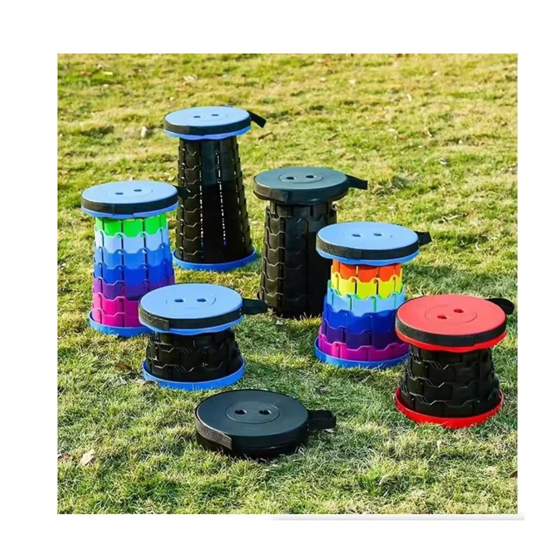 Portable Foldable Retractable Camping Stool Suitable For Adults Outdoor Fishing Gardening folding chair,retractable stool