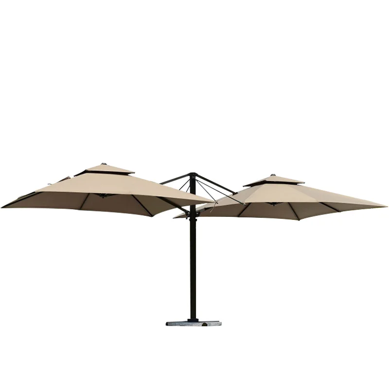

Sunshade Umbrella Sales Department Double Headed Villa Courtyard Outdoor Beach Swimming Pool Folding Umbrella