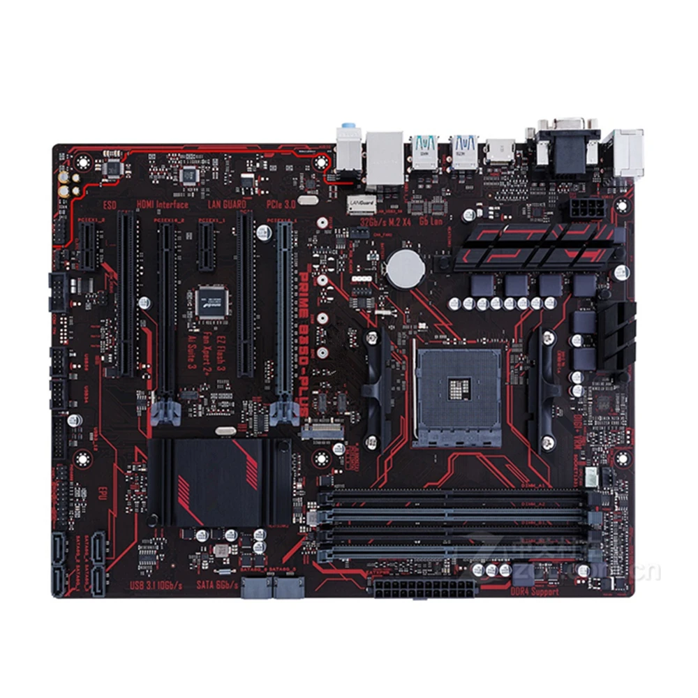

Socket AM4 DDR4 PRIME B350-PLUS Motherboard AMD B350 DDR4 64GB PCI-E 3.0 USB3.1 M.2 Desktop Mainboard DDR4