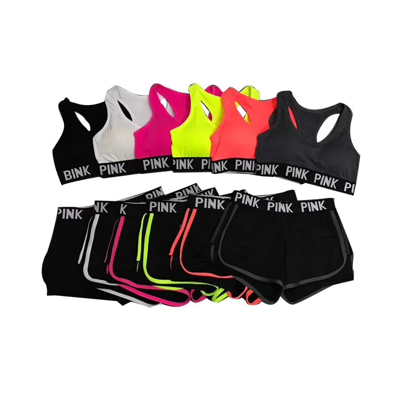 New Summer Yoga Set Women Outfits Brand Women Yoga Sets Sports Bras Legging  Sport Femme Sport Gym Set Workout Clothes For Women