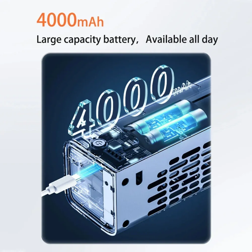 Leafless Air Conditioner Fan 3 Mode Silent Cooling Fan Multi-Purpose Bladeless Air Cooler Fan for Bedroom Living Rooom Bathroom